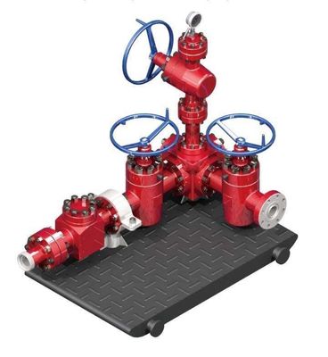 Petrol Kutusu Testleri Boğulma Öldürme Manifold 2 1/16 Inch 3000psi