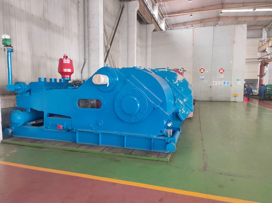 500HP Oil Rig Çamur Pompası Elektrikli Sürüş Tripleks Çamur Pompası Küçük Hacim