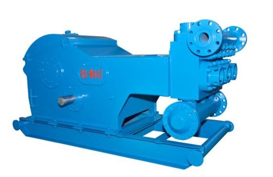 W-447C Oil Rig Çamur Pompası ISO Ağır Hizmet Çamur Pompası Üçlü Tek Etkili
