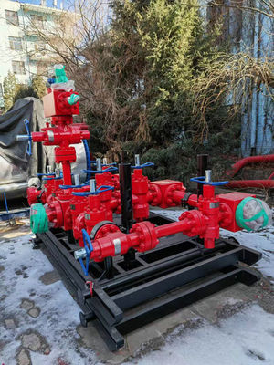 3000psi Şok Manifoldu Parçaları Petrol Ekipmanları İçin Şok ve Manifoldu Öldür