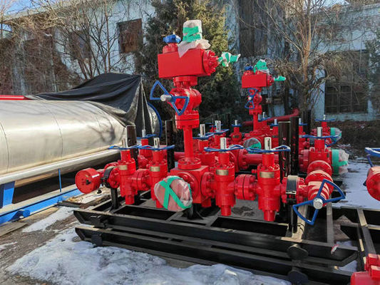 Petrol Kuyusu İçin Wellhead Basınç Kontrolü Şok Manifoldu Kuyu Testi