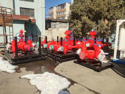 Sondaj Ekipmanları için 20000psi Petrol Kuyusu Manifoldu Sondaj Çamuru Manifoldu