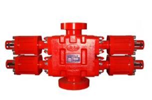 Petrol Sahalarında Kare Kesme Ram Bop Kırmızı Shaffer Çift Ram Bop