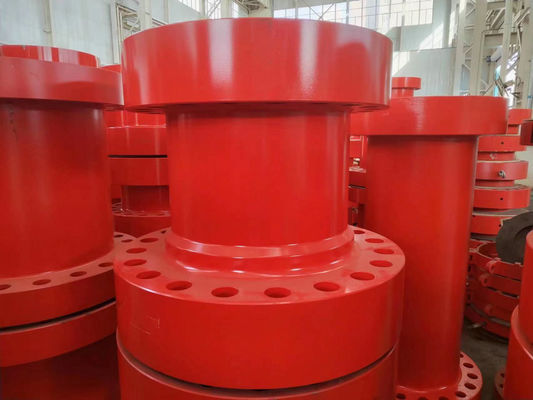 API 6A Çift Çivili Adaptör Kolay Güvenli Dökme Demir Flanş Adaptörü