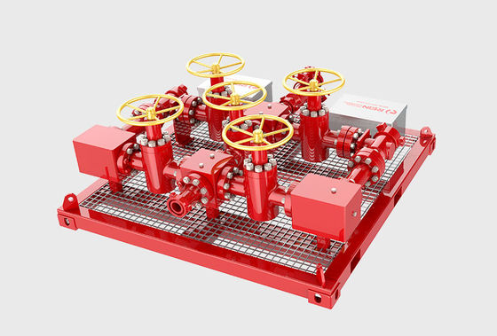 3000psi Basınç Kontrolü ve API 16C Standartı ile Petrol Kuyu Deneme Boğulma Manifold
