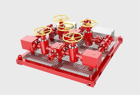 3000psi Basınç Kontrolü ve API 16C Standartı ile Petrol Kuyu Deneme Boğulma Manifold