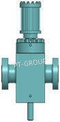 API 6A Standart Hidrolik Kapı Valfi Korozyona Dirençli 4 1/16 &quot;5000psi 10000psi