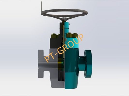 API 6A Manual Gate Valve FLS serisi H2S boğulma manifold ve Noel ağacı için ekşi servis