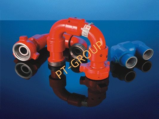 Yüksek basınçlı hareketli dirseği, kaygan eklem 1000psi-2000psi çalışma basıncı